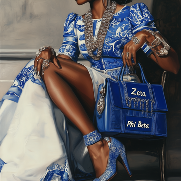 Zeta Phi Beta Royalty - Grace in Blue