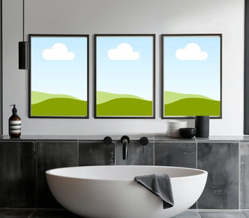 20 Drag-and-Drop Bathroom Mockups for Showcasing Your Artwork VOL 1