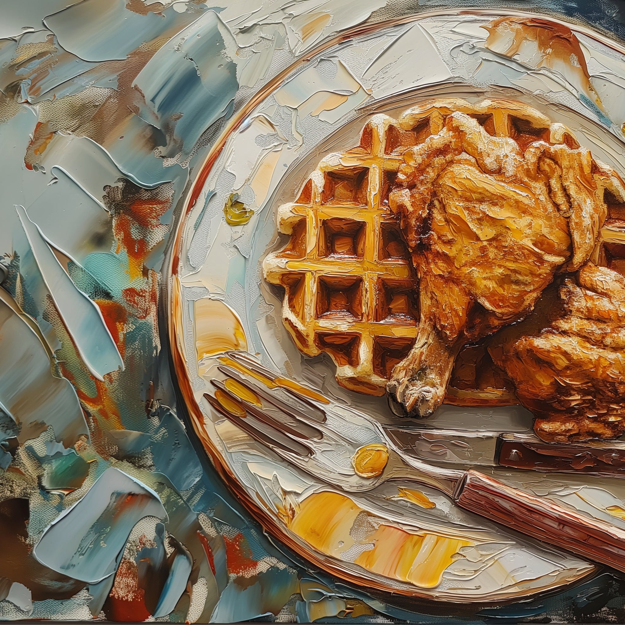 Sunday Brunch Delight: Fried Chicken and Waffles