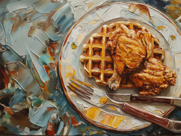 Sunday Brunch Delight: Fried Chicken and Waffles