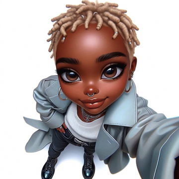 Modern Melanin Chibi Fashionista