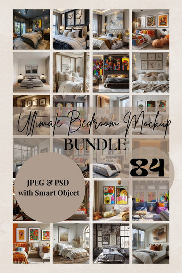 Ultimate Bedroom Mockup Bundle