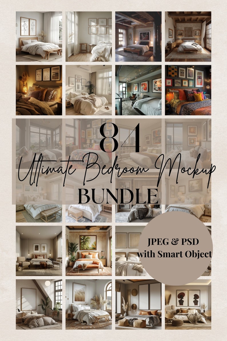 Ultimate Bedroom Mockup Bundle