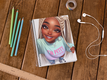 “I’m Petty” Pastel Chibi Clipart for Journals, Planners, Tumblers