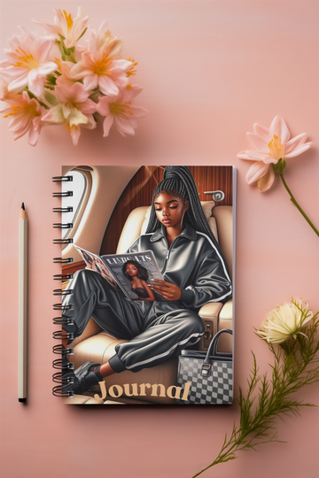 Jet-Set Lifestyle Journal Clipart