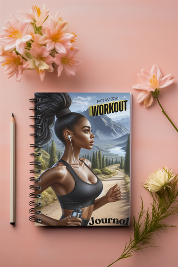 Black Woman Girl Journal Digital Download Cover