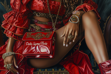 Delta Sigma Theta Glamour - Power in Red