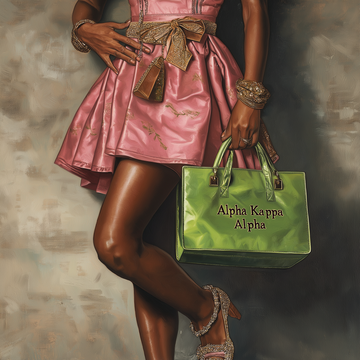 Alpha Kappa Alpha Flair - A Celebration of Style and Strength