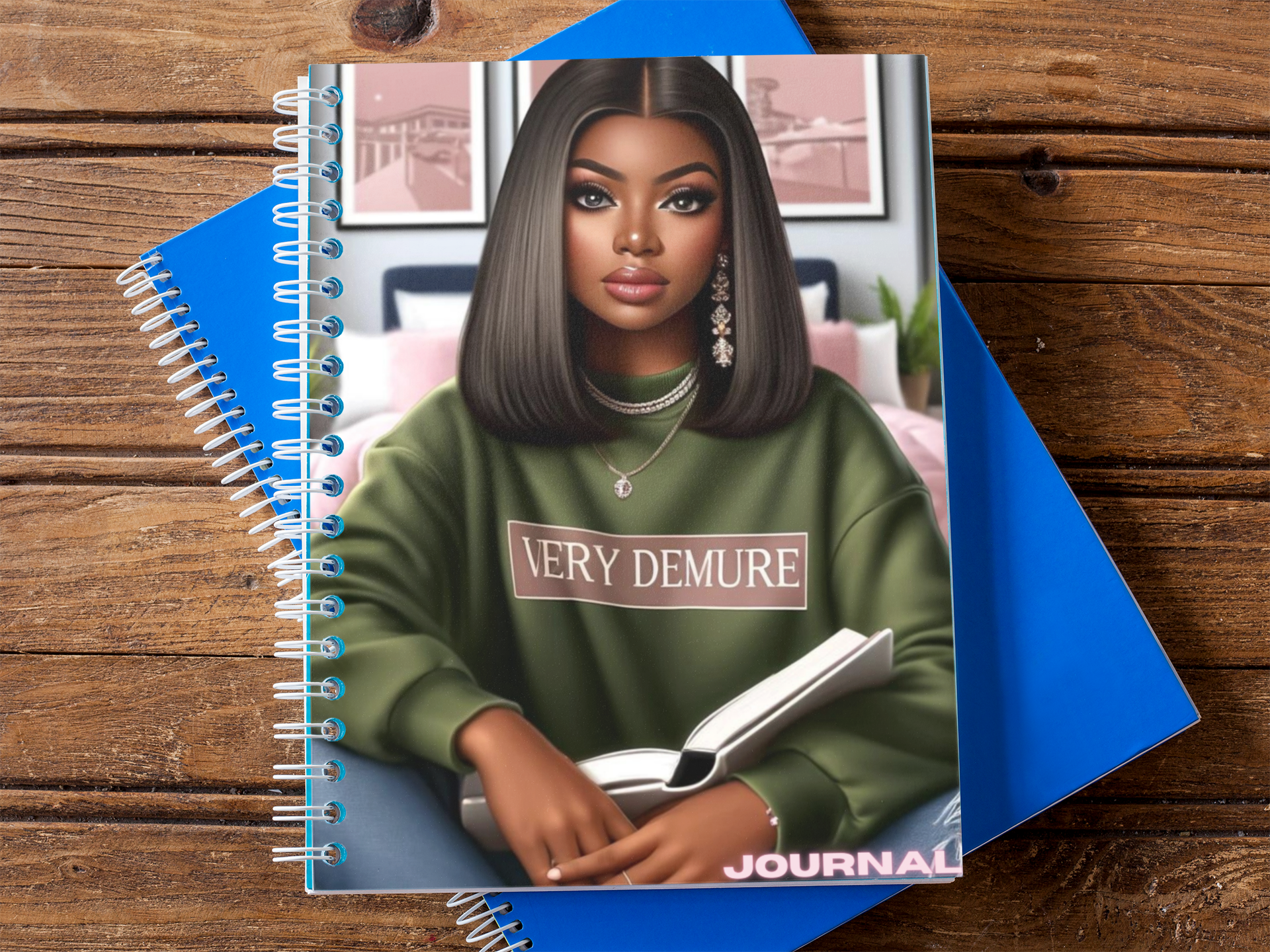 Very Demure Study Journal Clipart